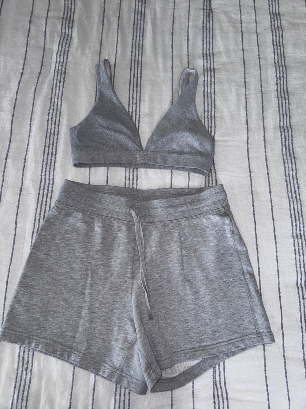 TNA sports bra and shorts set
